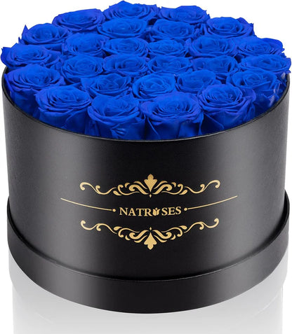 Royal Blue Eternal Roses Box